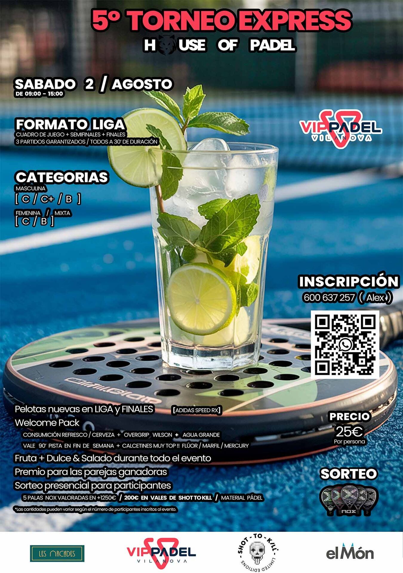 2 AGOSTO 2025        5º TORNEO EXPRESS SUMMER VIBES