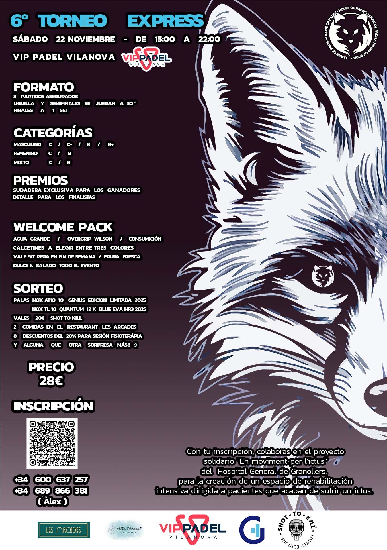 22 NOVIEMBRE 2025        6º TORNEO EXPRESS
