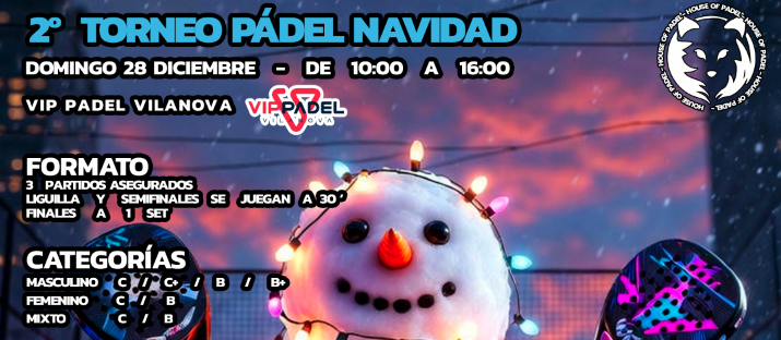 2º TORNEO NAVIDAD